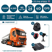 Комплект NSCAR ADAS-DSM для транспорта, перевозящего опасные грузы, объединяет видеорегистратор и интеллектуальные модули контроля дороги и водителя.
